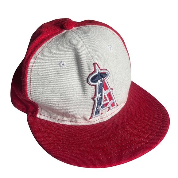 New Era Other - New Era 59fifty Los Angeles Angels Stars & Stripes July 4th On-Field Cap 7 1/4